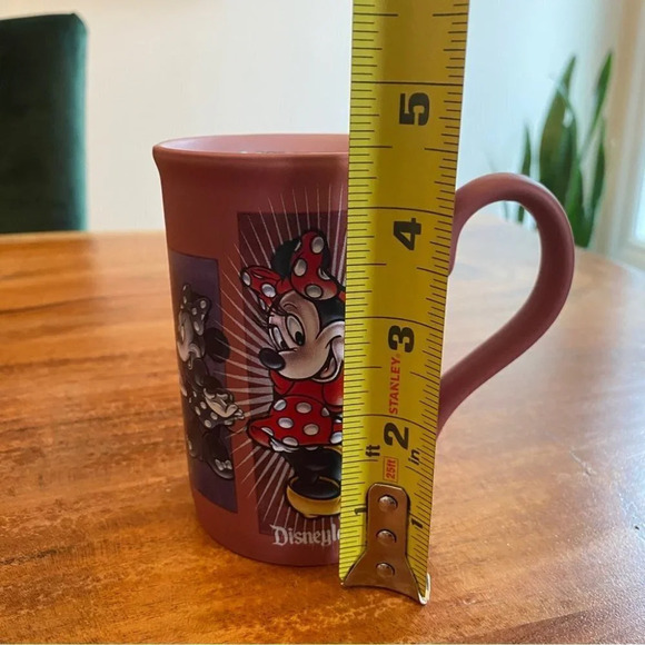 Disneyland Minnie Mouse Coffee Cup Mig  Pink Matte 14oz - Picture 8 of 11